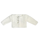 Cardigan In Tessuto Anallergico Acrilico Con Pom Pon Neonato/a BABY FASHION 5104A