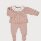 Tutina Spezzata In Tessuto Anallergico Acrilico Neonata SARDON MC157