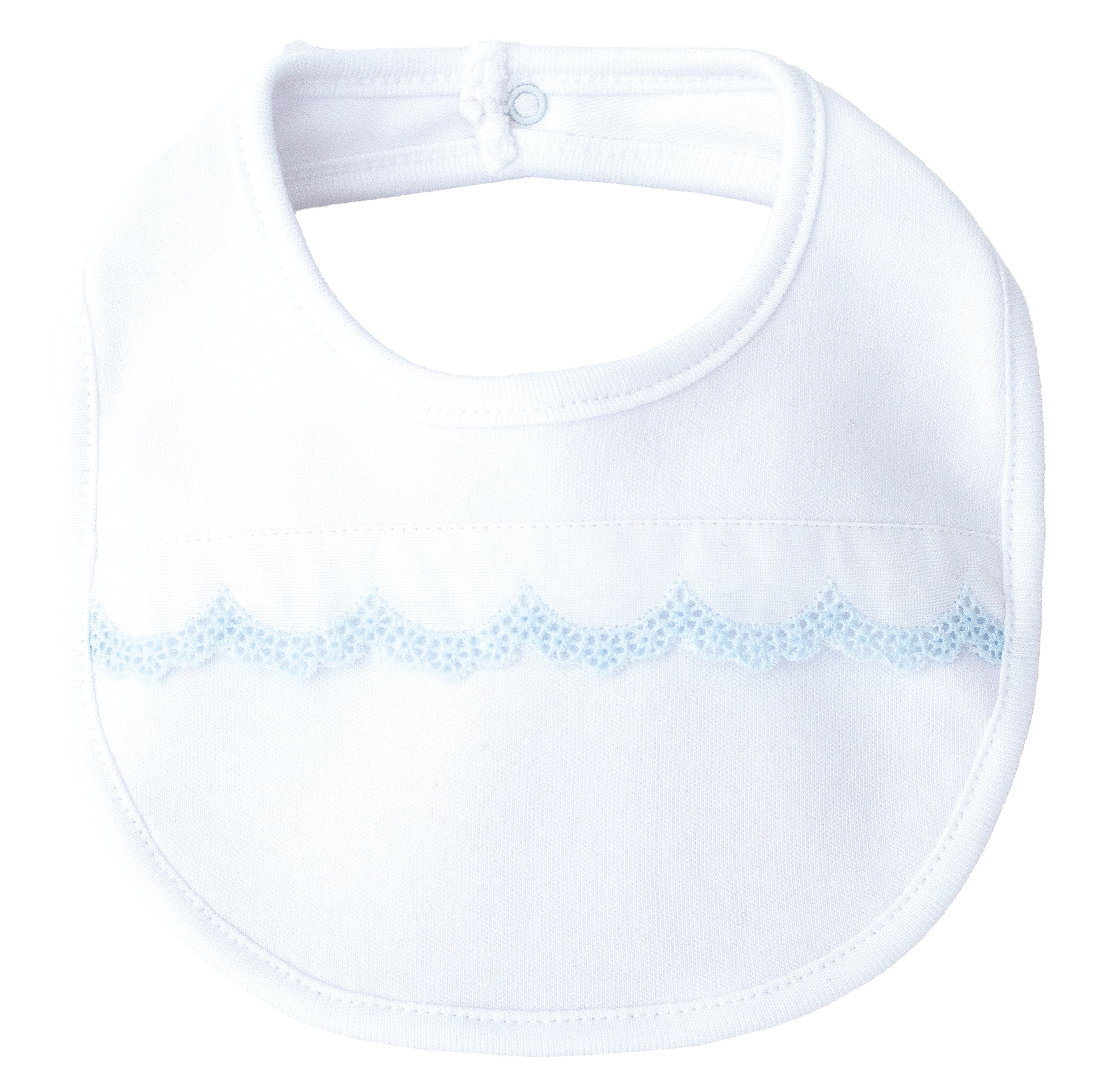 Set mit 2 Baumwoll-Lätzchen mit Spitze für Babys SQUID 74021