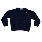 Pullover aus hypoallergenem Acrylstoff mit Zöpfen für Kinder YOEDU 9506