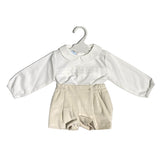 2-teiliges elegantes beiges Babyset GRANLEI 23253