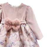 Langarmkleid mit Samtmieder für Babys TETO E TATTA VE5427