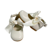 Ballerina Primi Passi In Pelle Con Fiocco Bambina RIZITOS B3209R
