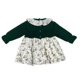 Abito Combinato In Maglia E Tessuto Neonata BABY FASHION 526.7A