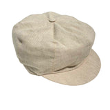 Cappello Elegante Modello Coppola In Lino Neonato PONTO POR PONTO 8214