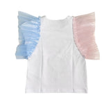 Completo Con Gonna In Tulle E T-Shirt Bambina DAGA M9655