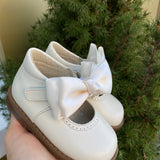 Scarpe Modello Ballerina Con Fiocco In Pelle Bambina PANYNO B3604