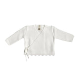Crisscross-Cardigan aus warmer Bio-Baumwolle für Babys WEDOBLE I2301308A
