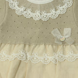 Pagliaccetto Corto In Filo E Tessuto Neonata DR KID DK115