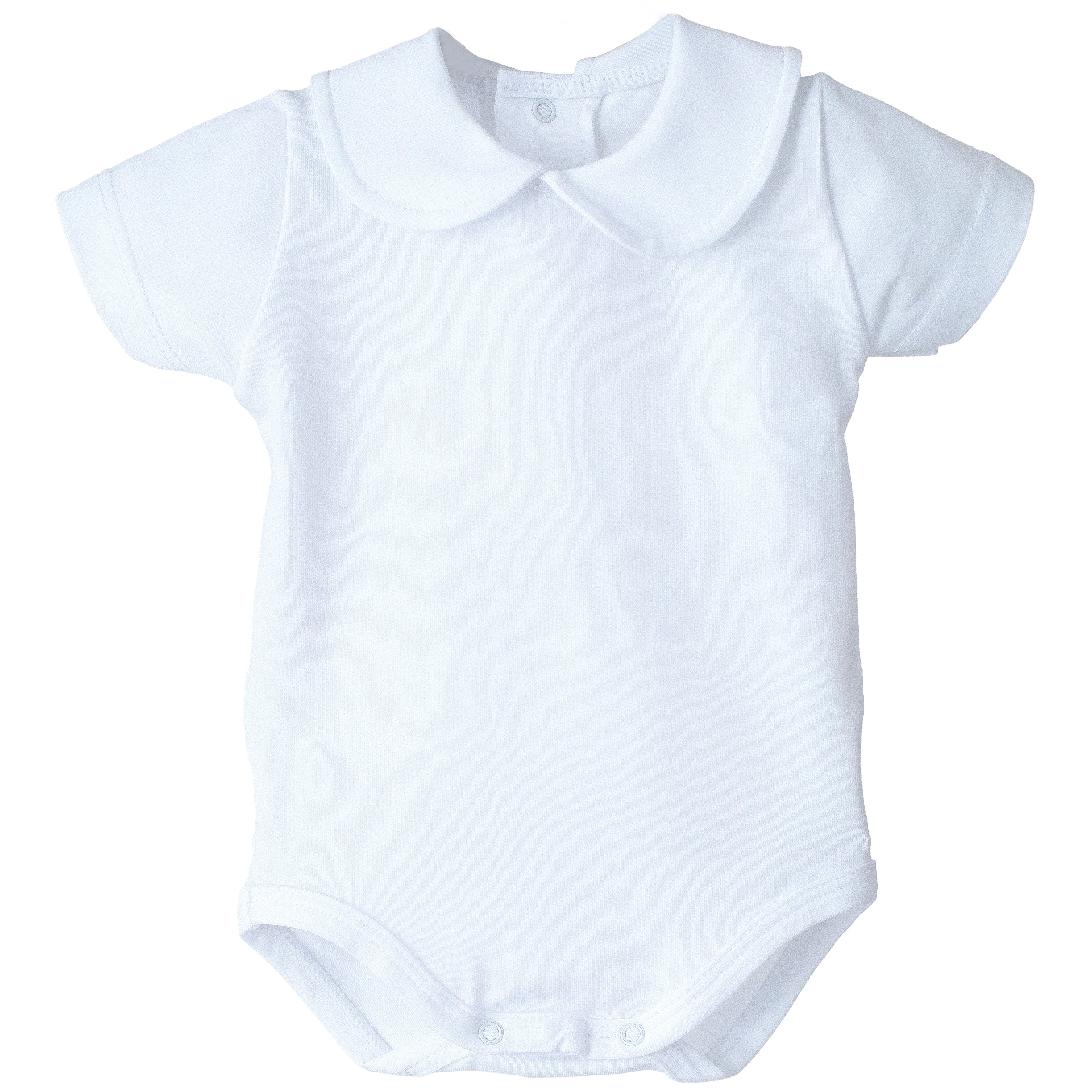 Halbarm-Body aus Baumwolle mit Rundhalsausschnitt Squid 19106C