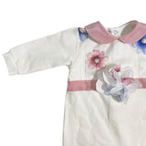 Tutina Intera In Cotone Fantasia Floreale Neonata TETO E TATTA TU6090