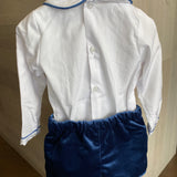 Completo Con Bermuda In Velluto E Camicia Bambino KIDIWI 35142