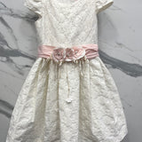 Elegantes cremefarbenes Zeremonienkleid für Mädchen Mimil' 951