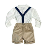 Completo Elegante In Velluto Neonato TETO E TATTA CB6770