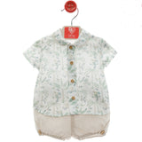 Completo Con Culotte E Camicia Neonato DEL SUR 0035