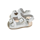 Sandali Da Culla In Pelle Con Fibie Neonato INDICE 347