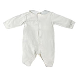 Tutina Intera In Cotone Con Pizzo Neonata TETO E TATTA TU6100