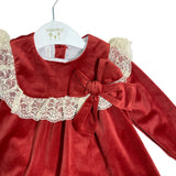 Abito Svasato Con Culotte In Velluto Bambina VALENTINA BEBES HADA124