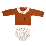 Completo Con Culotte Stampata E Maglioncino Neonata BABY FASHION 52315