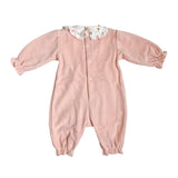 Einteiliger rosa Chenille-Strampler für Babys TETO E TATTA TU5331