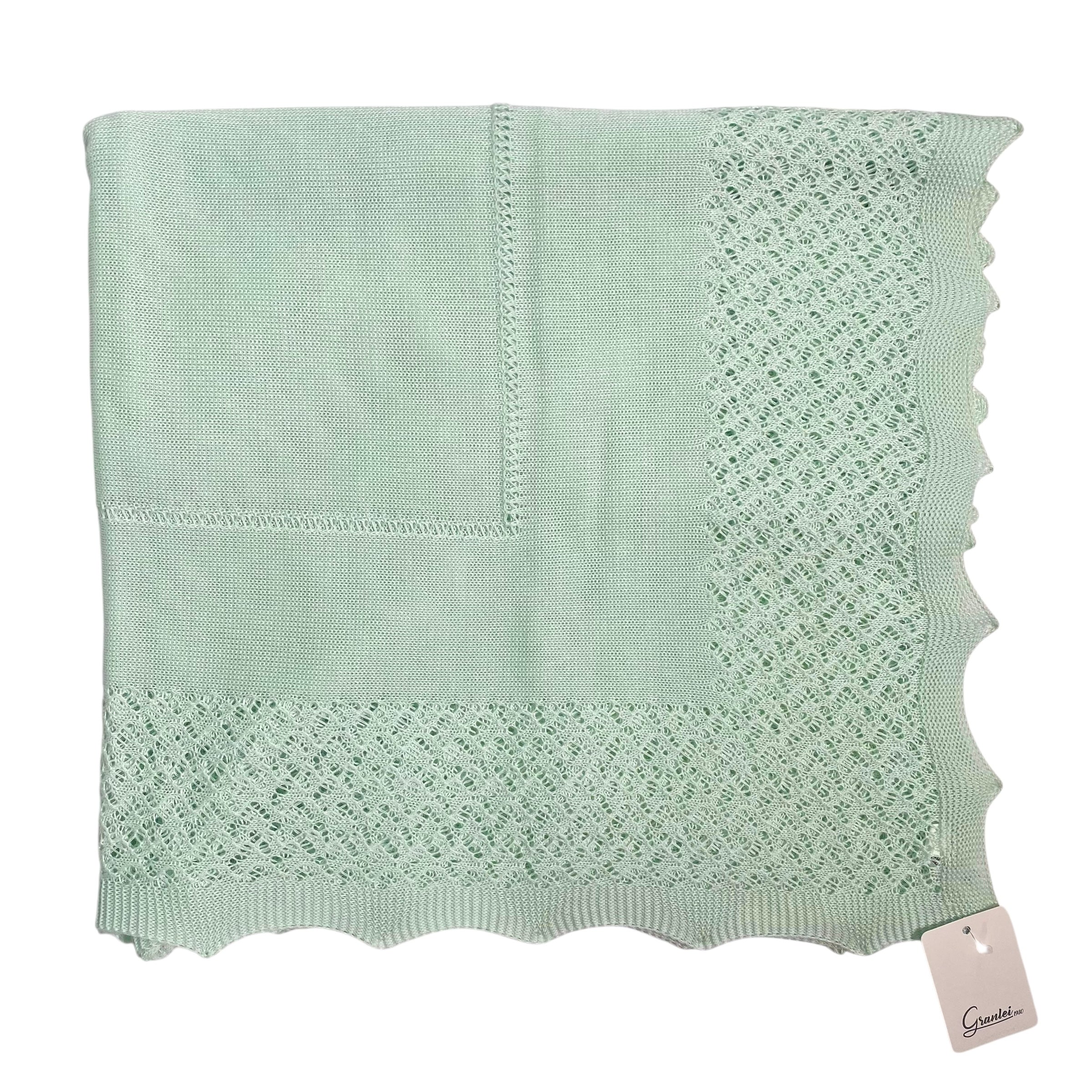 Coperta In Filo Di Cotone Con Traforature Neonato/a GRANLEI 191