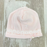 Chenille-Hut mit Spitze Newborn NINNAOH I21118