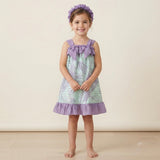 Abito Elegante Smanicato Bambina CALAMARO A21002