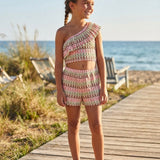 Completo Con Shorts E Top Asimmetrico Bambina MAYORAL 3225
