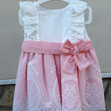 Abito Smanicato Con Gonna In Tulle Neonata VALENTINA BEBES NUBE 32