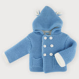 Cappotto Doppiato Tricot Con Cappuccio Neonato/a SARDON VE304