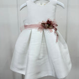 Abito Elegante Smanicato In Mikado Con Cintura Neonata MIMILU' 1722