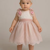 Abito Elegante Smanicato Neonata BUFI B0655A