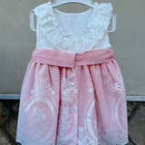 Abito Smanicato Con Gonna In Tulle Neonata VALENTINA BEBES NUBE 32