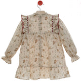 Abito Manica Lunga Stampato Bambina DEL SUR 5197