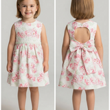 Abito Casual In Pique Fantasia Floreale Bambina GRANLEI 580