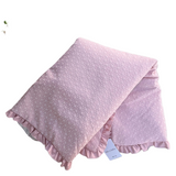Gefütterte Decke mit abnehmbarem Bezug aus Baumwolle in Warmrosa Baby Girl TETO AND TATTA CO2490