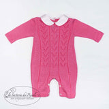 Tutina Intera In Filo Di Cotone Neonata LA SARTORIA DEI PICCOLI LT1005