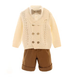 Completo Elegante 4 Pezzi Con Cardigan Neonato BUFI M0461A