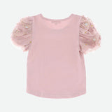 T-Shirt Mezza Manica Con Maniche In Tulle Bambina ANGEL'S FACE MANILLA
