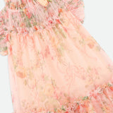 Abito Elegante In Tulle Stampa Rose Bambina ANGEL'S FACE MARIGOLDPEACH