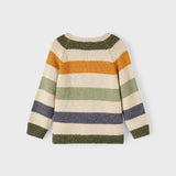 Warmer gestreifter Baumwollpullover für Jungen NAME IT 13220786