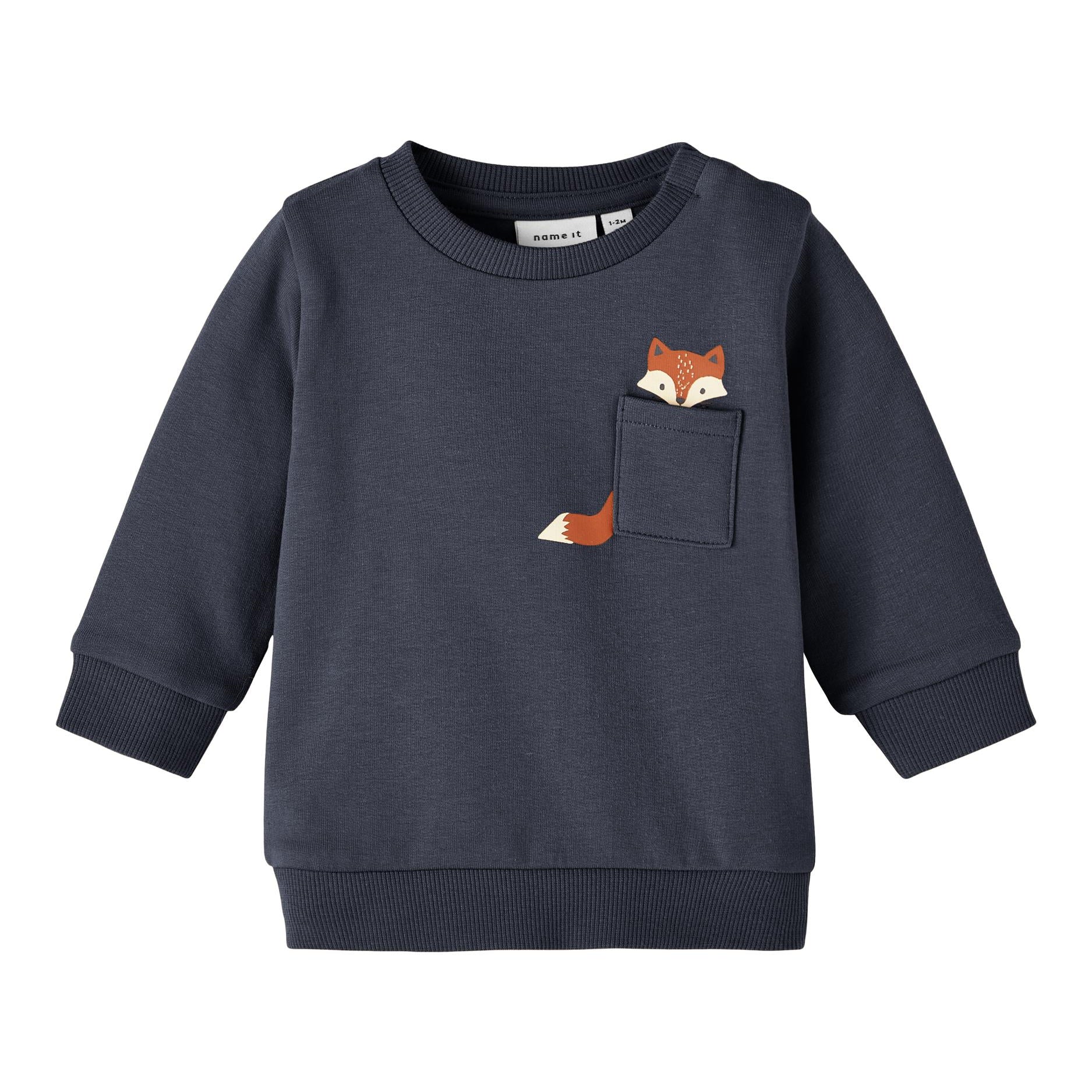 Warmes Sweatshirt aus Bio-Baumwolle für Neugeborene NAME IT 13221403