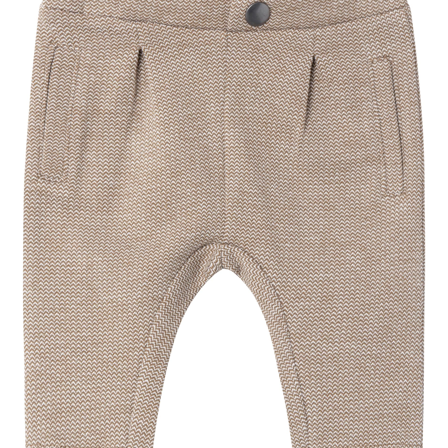 Lange Hose mit Mikromuster im Milano-Stich für Neugeborene NAME IT 13221402