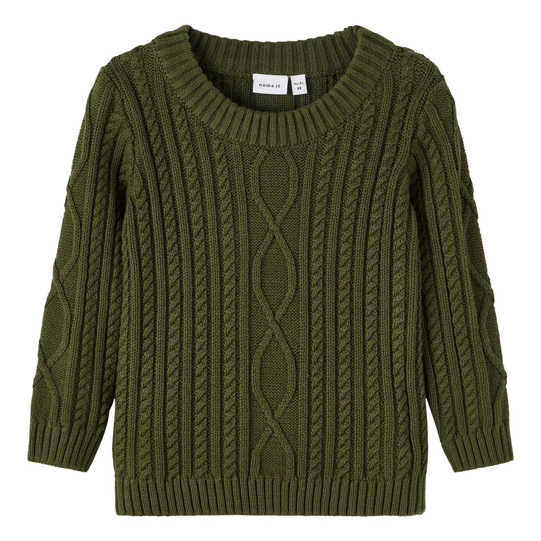 Pullover mit Zopfmuster aus warmer Bio-Baumwolle für Jungen NAME IT 13220780