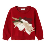 Maglioncino Natalizio In Caldo Cotone Bambina NAME IT 13222180