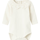 Body In Cotone Manica Lunga Con Collo In Macrame' Neonata NAME IT 13225699