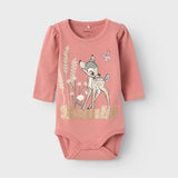Body In Cotone Manica Lunga Disney Bamby Neonata NAME IT 13225871