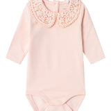 Body In Cotone Manica Lunga Con Collo In Macrame' Neonata NAME IT 13225699