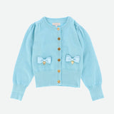 Cardigan In Caldo Cotone Con Fiocchi Bambina ANGEL'S FACE NICOLETTE