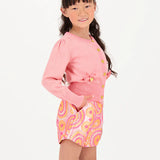 Cardigan In Filo Di Cotone Con Fiocchi Bambina ANGEL'S FACE NICOLETTEF